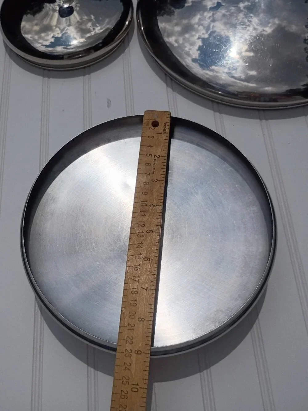 Revere Ware Replacement Lids LOT OF 7 Stainless Steel Pot and Pan Farberware Vtg